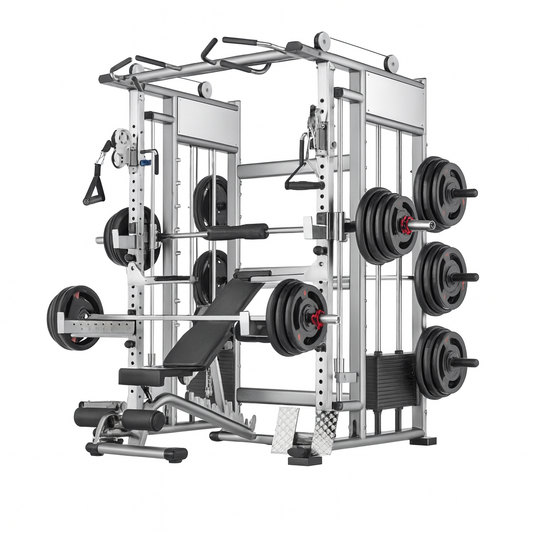 SteelTitan MX9000 All-In-One Multi-Use Squat Rack & Functional Trainer