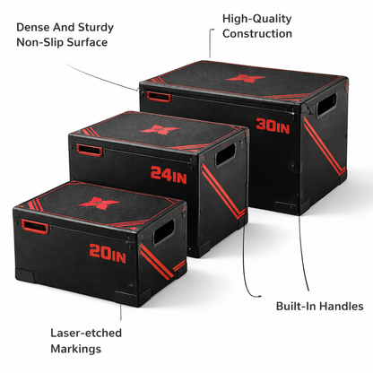 RedEdge VelocityStack Premium Plyo Box Trio